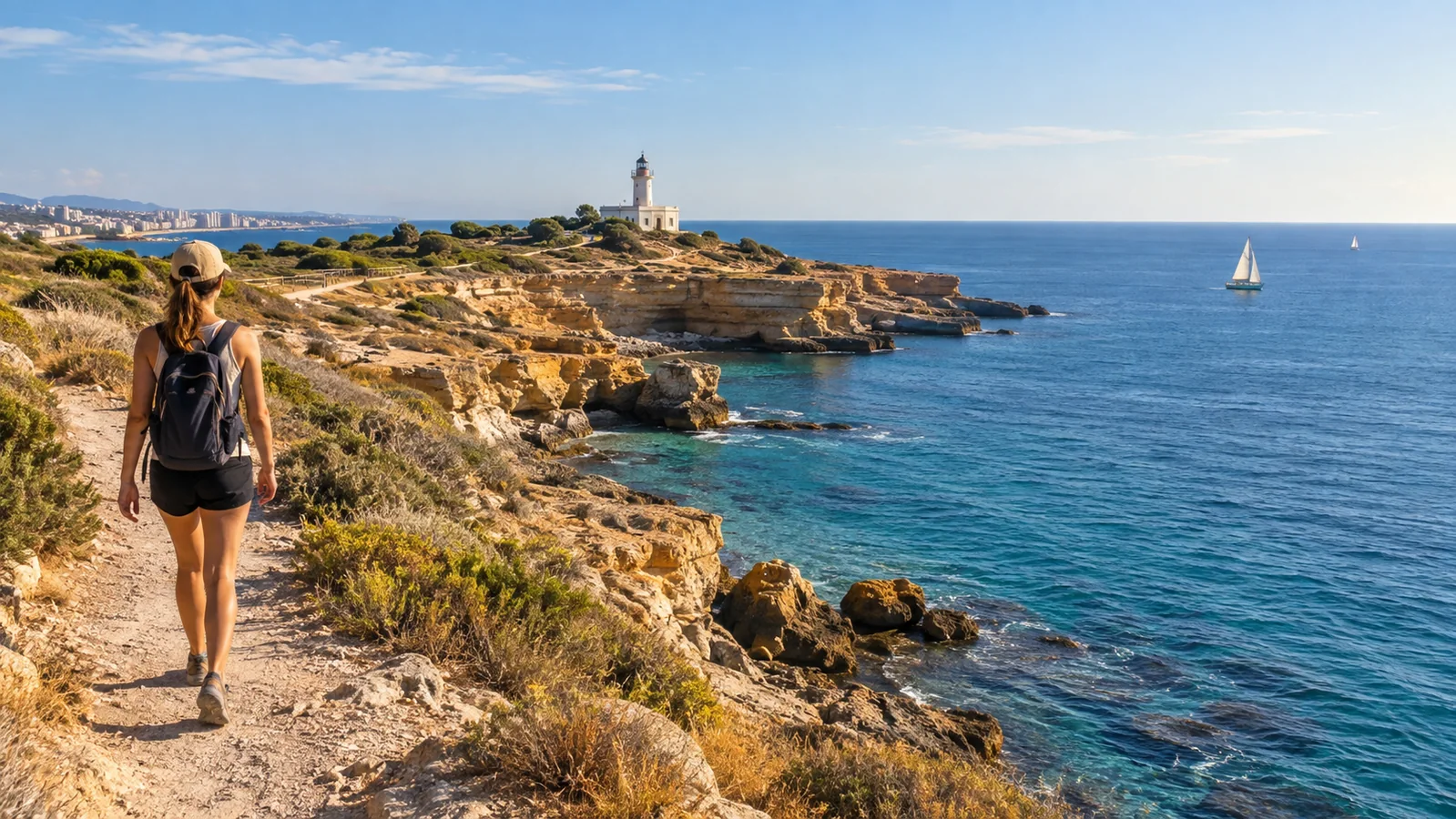 Wizualizacja AI: Cabo de las Huertas — ilustracja redakcyjna