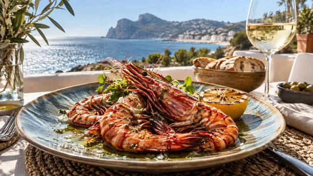 Wizualizacja AI: Restauracja La Perla de Jávea — ilustracja redakcyjna