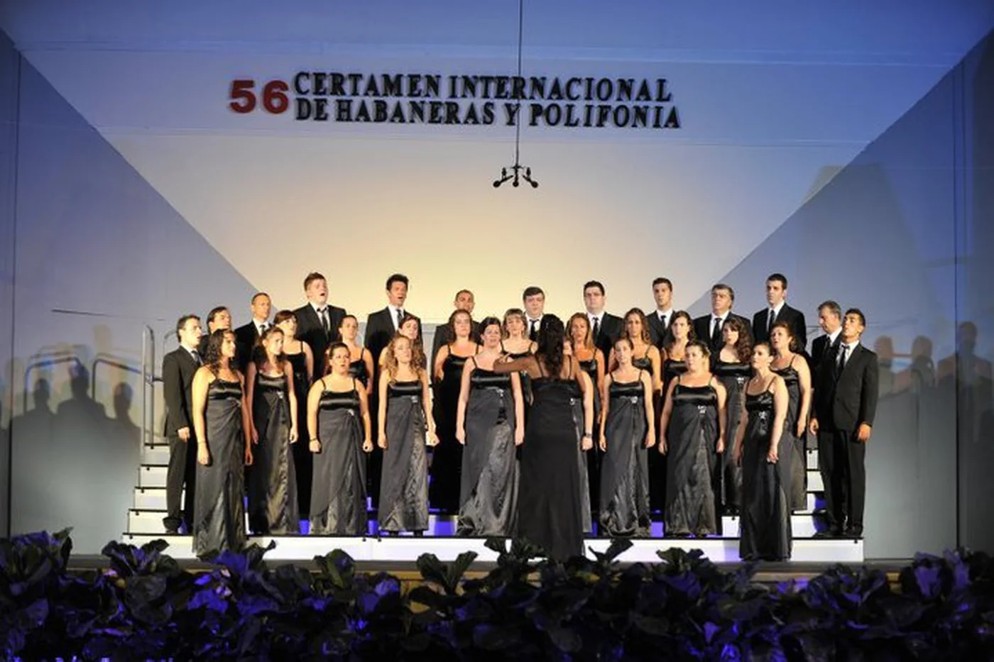 Chór podczas koncertu Certamen Internacional de Habaneras y Polifonía w Torrevieja